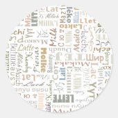 ミルク ラウンドシール (正面)