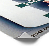 ミルク – 健康、良い歯、活力、持久力 ポスター (角)