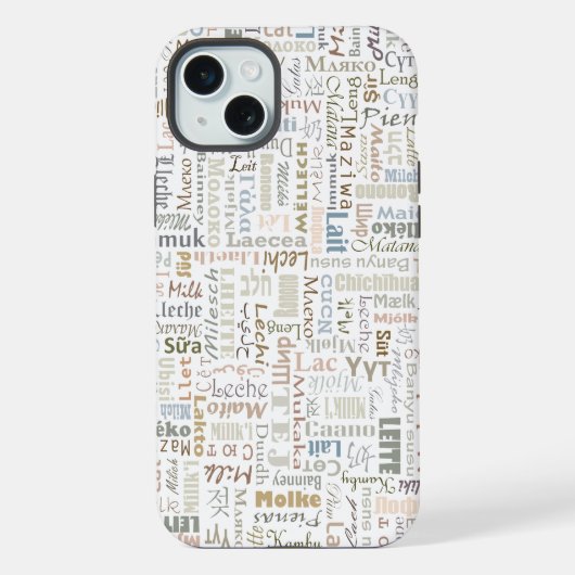 ミルク iPhoneケース (裏面)