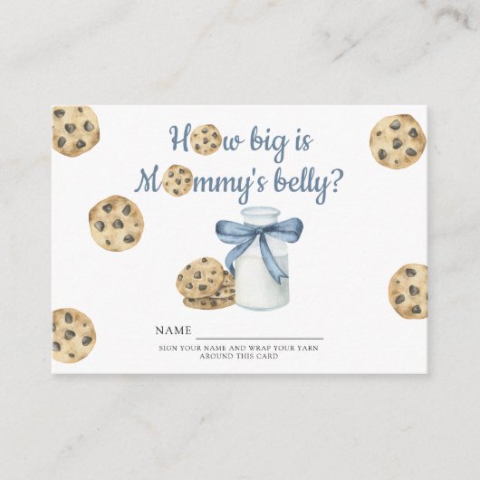 ミルクCookieママの腹のゲームはどれくらい大きい エンクロージャーカード (正面)