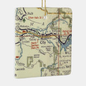 ミルシティまたはレトロマップ セラミックオーナメント (右)