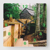 ミルシーンクロック スクエア壁時計 (正面)