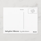 ミルストーンズのダービシャー ポストカード (裏面)