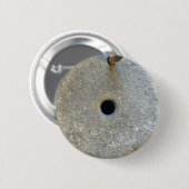 ミルストーン石粉小麦粉の小麦の穀物グリニット 缶バッジ (正面&裏面)