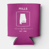 ミルズファミリー懇親会2025ピンク 缶クーラー (正面)