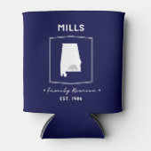 ミルズ懇親会2025ハッガーネイビー 缶クーラー (正面)