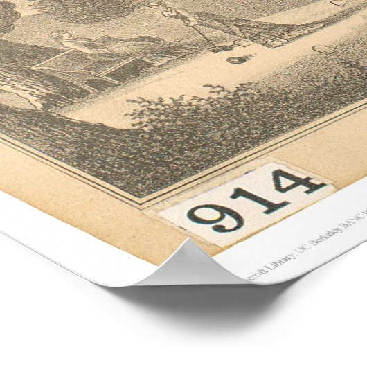 ミルズ神学校(1070A) ポスター (角)