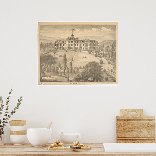 ミルズ神学校(1070A) ポスター (キッチン)