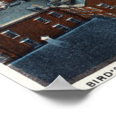 ミルズ運河の空中表示 ポスター (角)