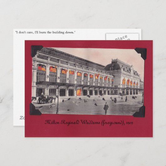 ミルトンの祖父の郵便はがき ポストカード (正面/裏面)