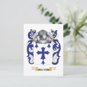 ミルトンコート・オブ・アームズ(家紋) ポストカード (スタンド正面)