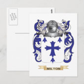 ミルトンコート・オブ・アームズ(家紋) ポストカード (正面/裏面)