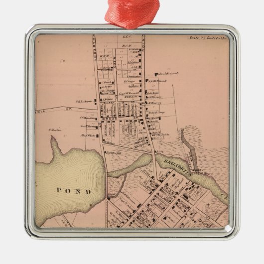 ミルトンデラウェア州 メタルオーナメント (正面)