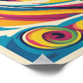 ミルトンハリケーン2024年10月9日フロリダポスター ポスター (角)