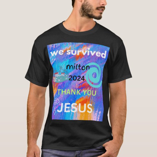 ミルトン2024を生き延びた Tシャツ (正面)