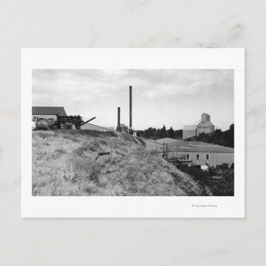 ミルトン、オレゴン州の街中エレベーター写真の景色 ポストカード (正面)