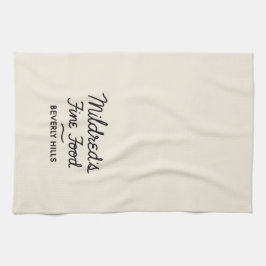 ミルドレッドの食素晴らしべ物 キッチンタオル