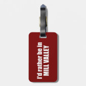 ミルバレーカリフォルニアに行きたい ラゲッジタグ (裏面縦)