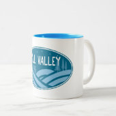 ミルバレーカリフォルニアアウトドア ツートーンマグカップ (正面右)