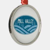 ミルバレーカリフォルニアアウトドア メタルオーナメント (右)