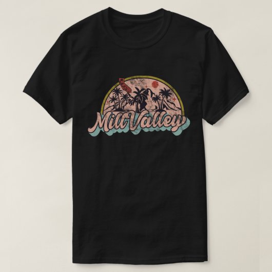 ミルバレー, カリフォルニア Tシャツ (デザイン正面)