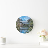 ミルビーカバー橋 ラウンド壁時計 (ホーム)