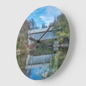 ミルビーカバー橋 ラージ壁時計 (傾斜)