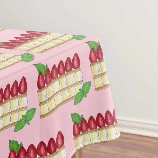 ミルフィーユフランスのパティシアフタヌーンティーパーティー テーブルクロス (インサイチュ)