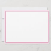 ミルフィーユフランスのパティシアフタヌーンティーパーティー 招待状 (裏面)