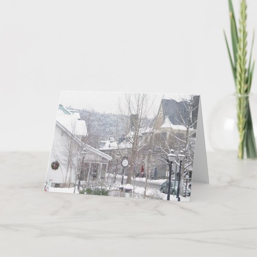 ミルフォードは雪だ カード (正面)