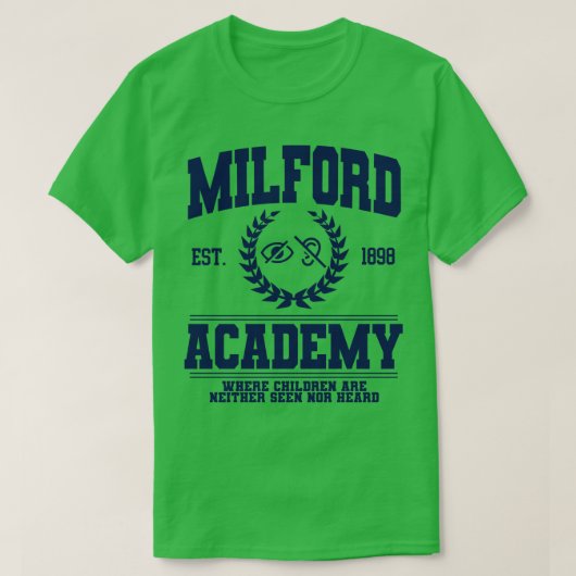 ミルフォードアカデミーバスターブラス母校 Tシャツ (デザイン正面)
