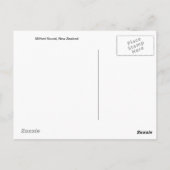 ミルフォードサウンド、ニュージーランドのはがき ポストカード (裏面)