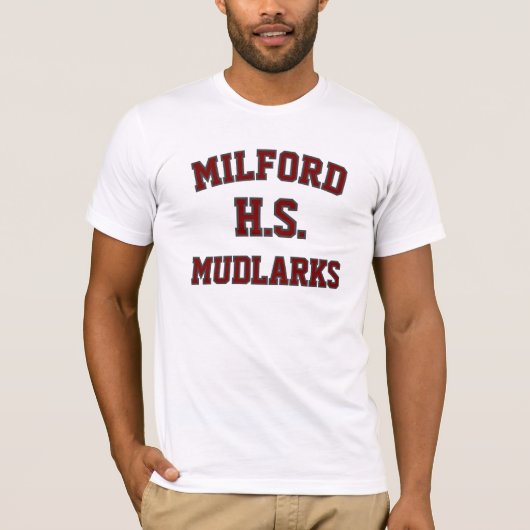 ミルフォードハイスクールMudlarks Tシャツ (正面)