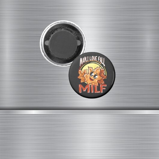 ミルフマンIラブ秋秋の休日おもしろい マグネット