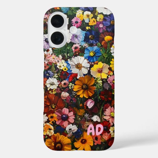 ミルフラウズ、花、モノグラム、iPhone / iPadケース Case-Mate iPhoneケース (裏面)