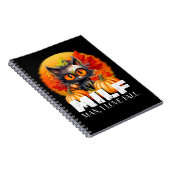 ミルフ、マン アイ ラブ フォール、秋 ハロウィン スプーキ キャット ノートブック (右側)