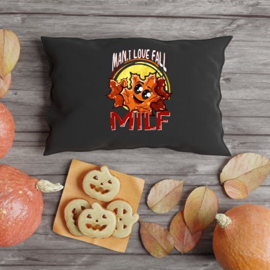 ミルフ、マンIラブ秋、居心地の良い秋の葉の季節 クッション
