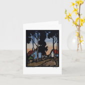 ミルモントトワイライトノートカード カード (黄色い花)