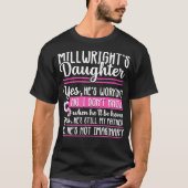 ミルライト娘贈誇りを持った呈おもしろい女 Tシャツ (正面)