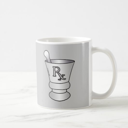 ミルンと乳鉢のマグカップ  コーヒーマグカップ (右)