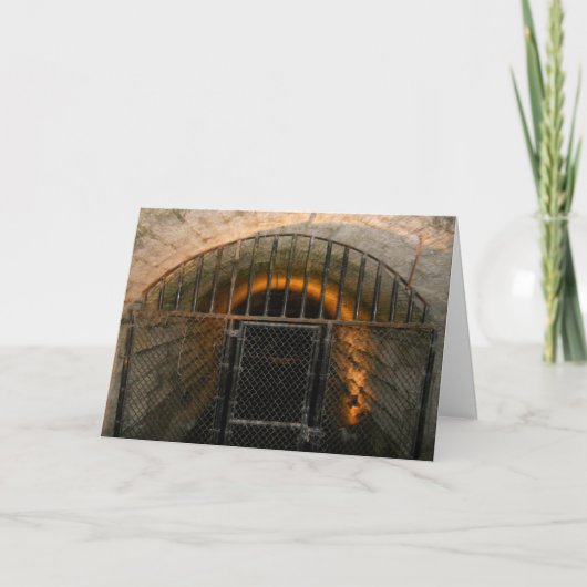 "ミル遺跡の夜のトンネル"ハローエンカード カード (正面)