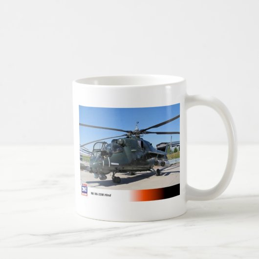 ミル35の後部のロシアのなヘリコプター コーヒーマグカップ (右)