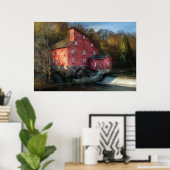 ミル – 古いミル ポスター (ホームオフィス)