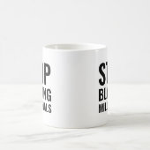 ミレストップンニアル世代を非難 コーヒーマグカップ (中央)