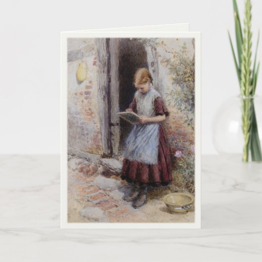 ミレス・バーケット・フォスターのグリーティン絵画グ・カード カード (正面)