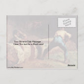 ミレット・ジャン=フランソワによるランバージャックスソーイングウッド ポストカード (裏面)