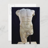 ミレトスからの男性の胴体， c.480 BC ポストカード (正面/裏面)