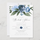 ミレナダスティーブルーズフローラガーデンブライダルシャワー 招待状 (正面)
