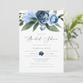 ミレナダスティーブルーズフローラガーデンブライダルシャワー 招待状 (スタンド正面)