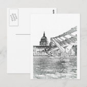 ミレニアムブリッジアンドセントポーラス ポストカード (正面/裏面)